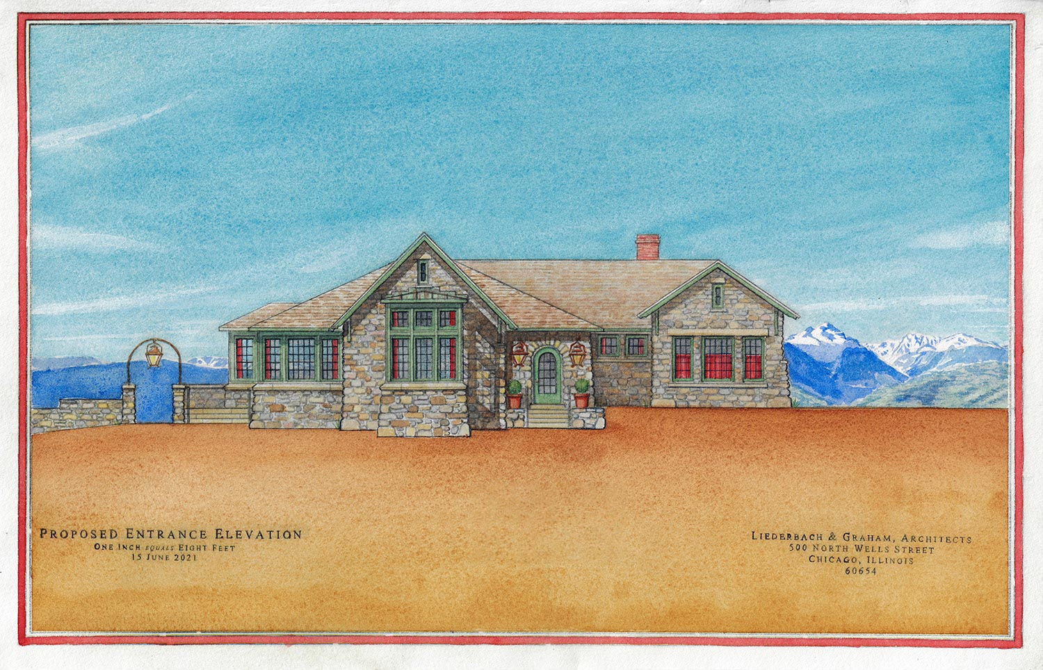 Colorado Home Drawing