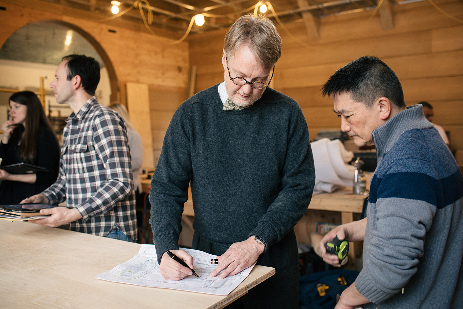 R. Michael Graham in office of Liederbach & Graham Architects