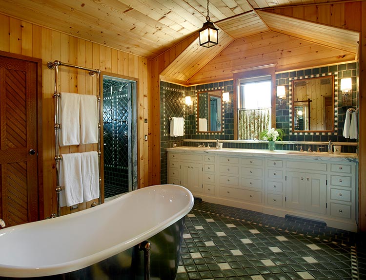 Liederbach & Graham: Camp Delavan Bathroom