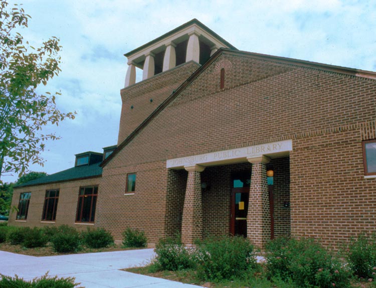 Liederbach & Graham: Johnsburg Public Library Entrance