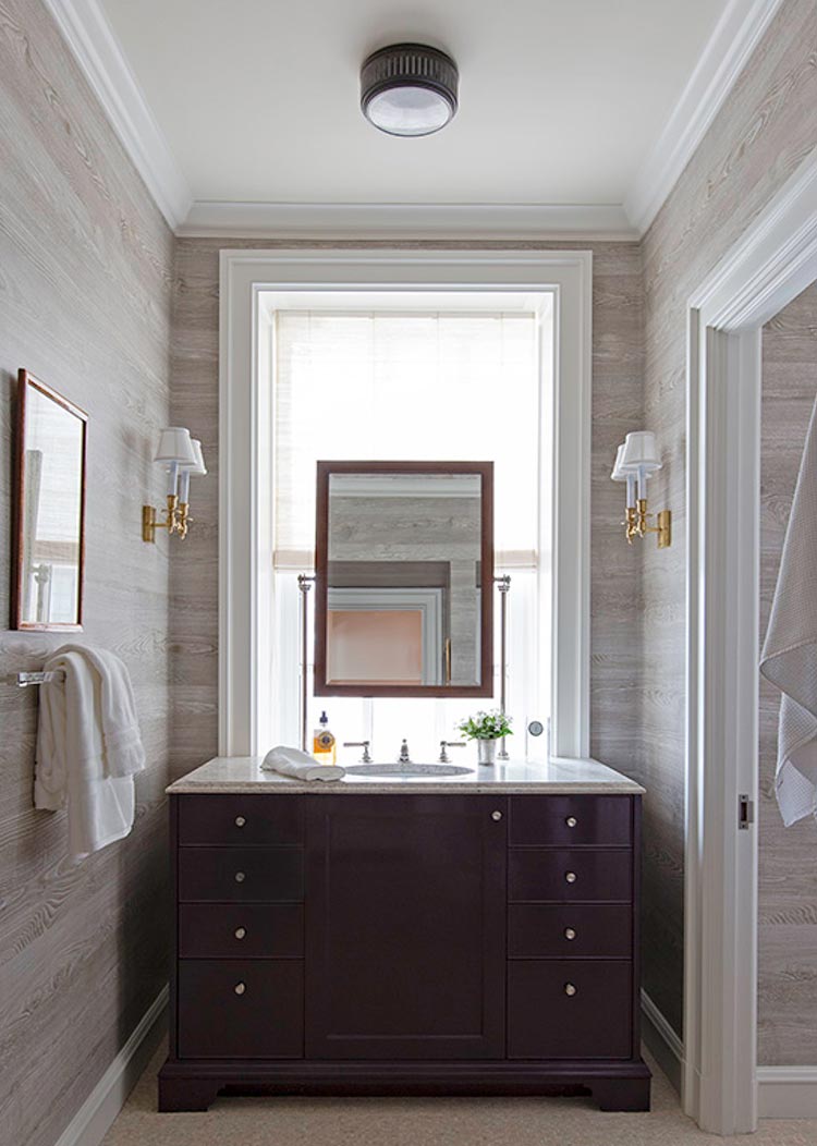 Liederbach & Graham: A Penthouse on Lake Shore Drive Bathroom